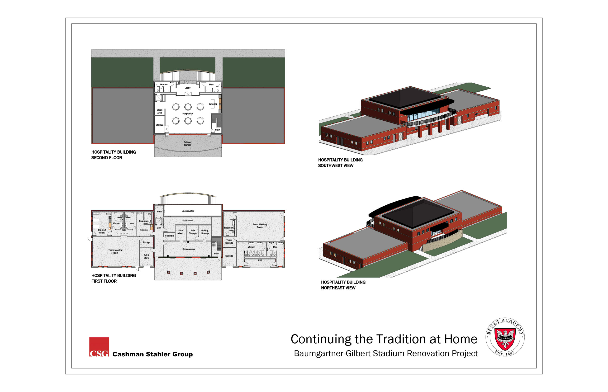 Benet Stadium Improvements_Hospitality Building