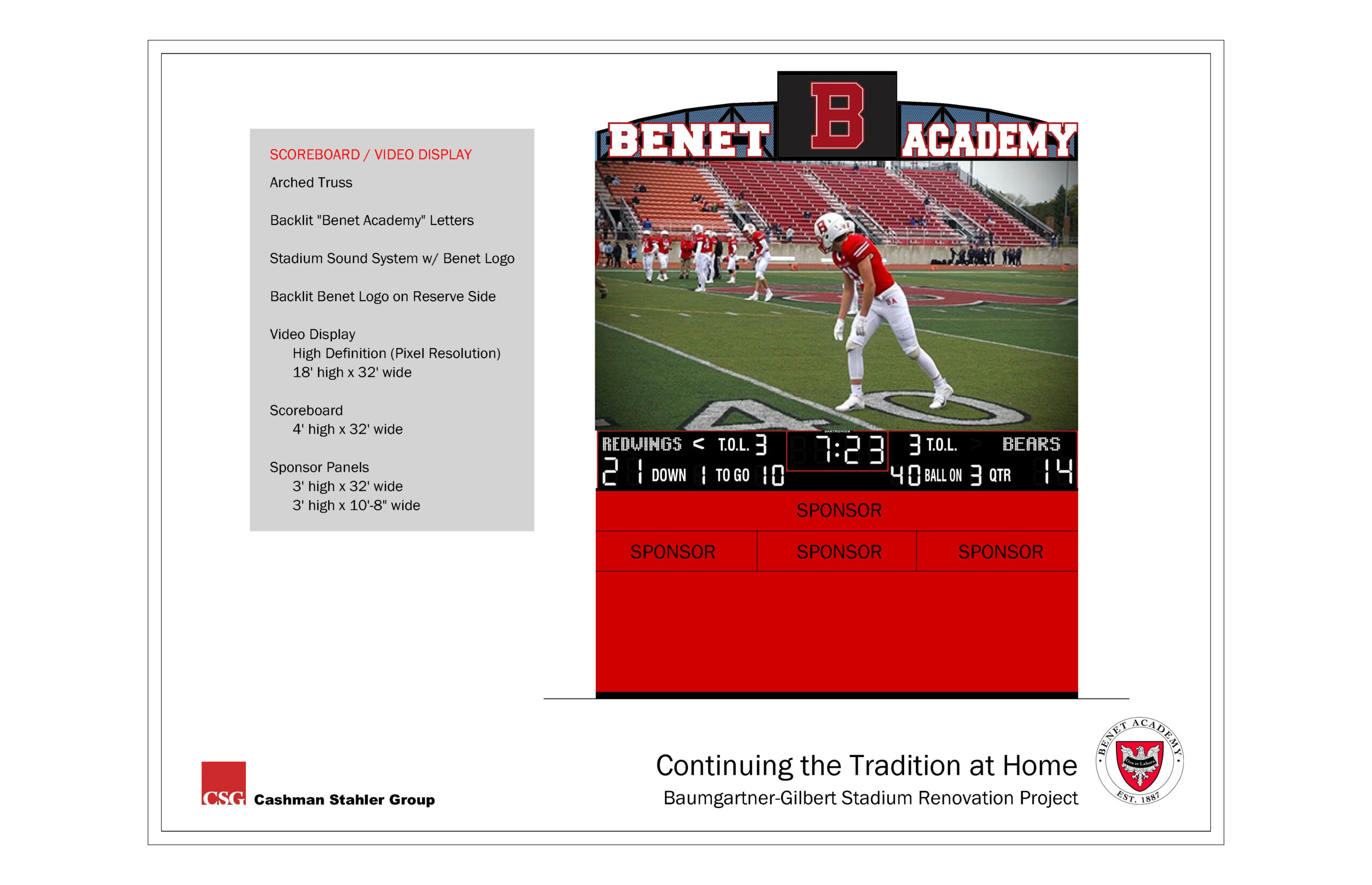 Benet Stadium Improvements_Scoreboard