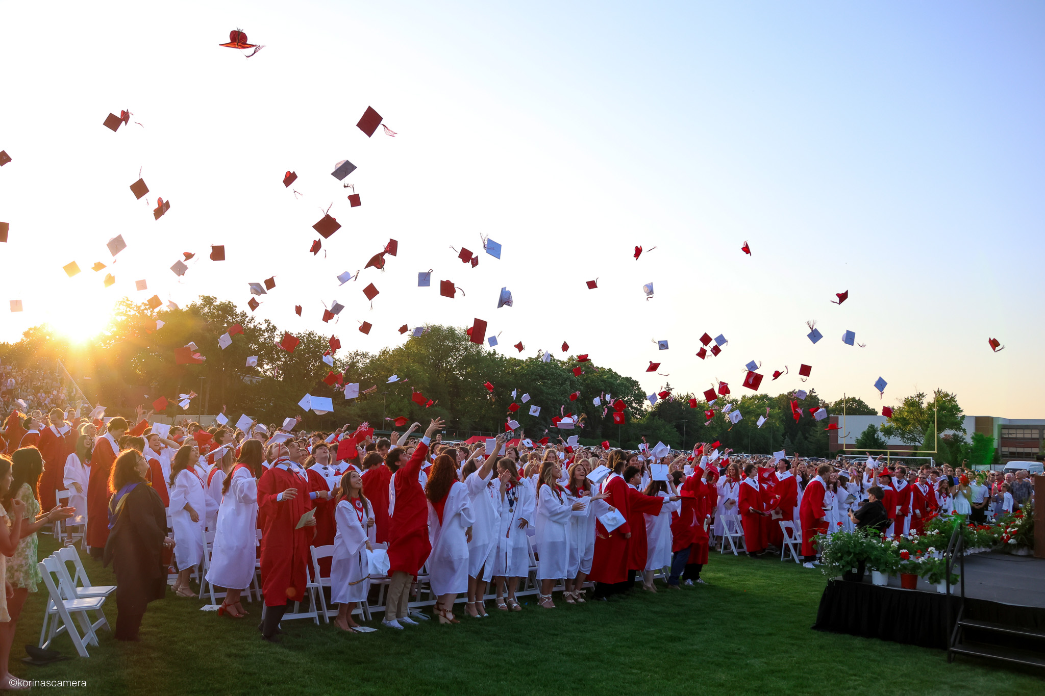 Benet Stadium graduation