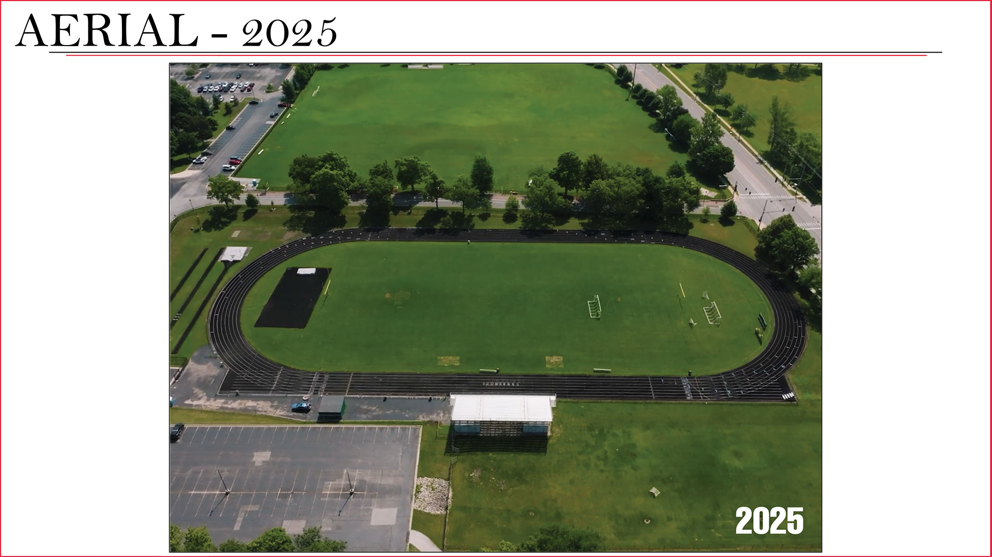 Benet Stadium Aerial 2025