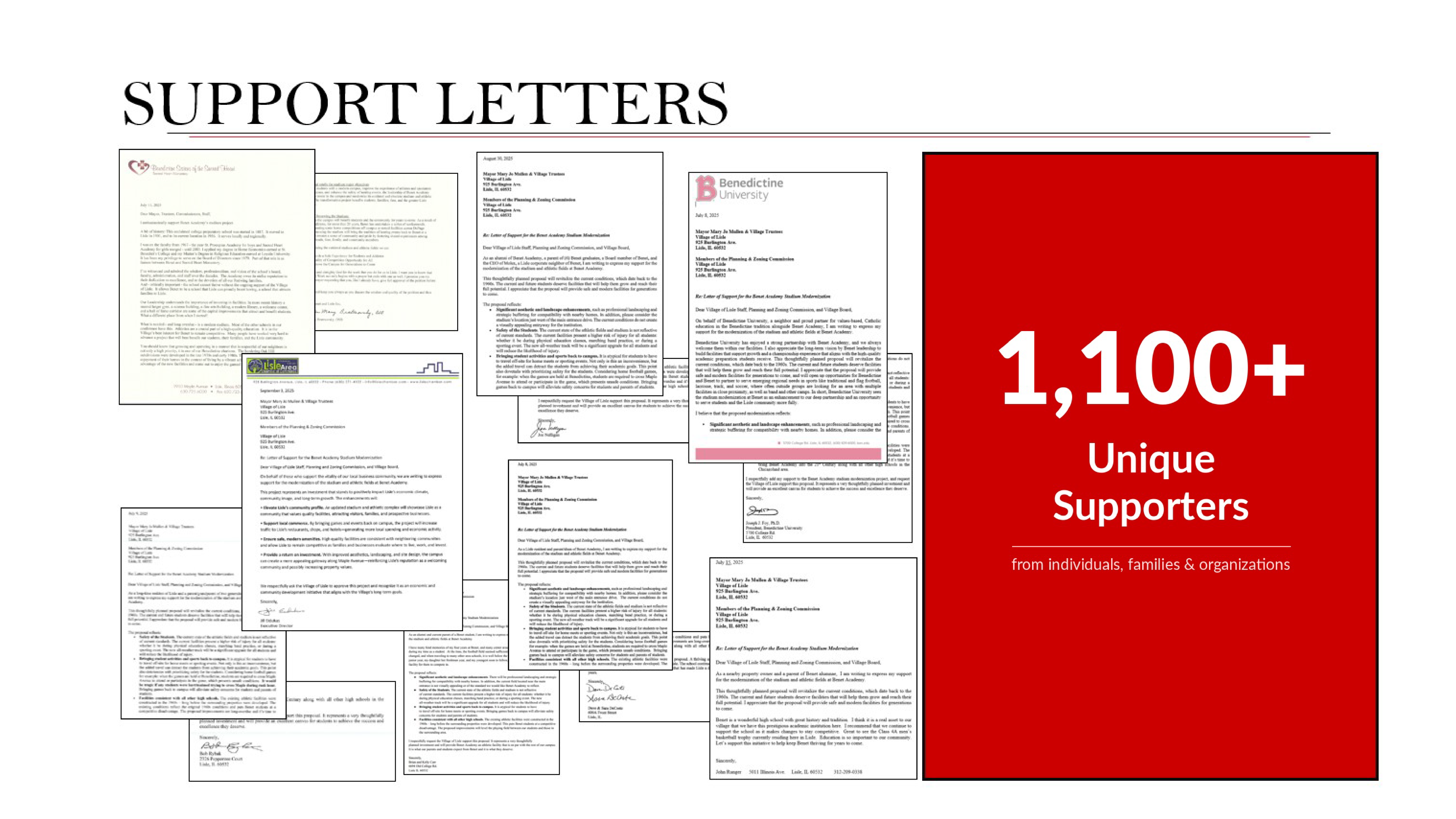 Letters of Support